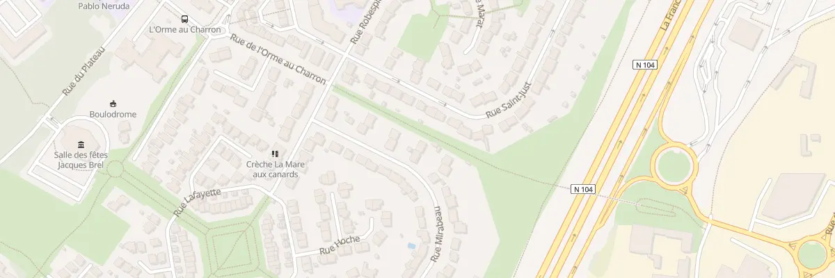 Plan du 64 Rue Mirabeau à Pontault-Combault