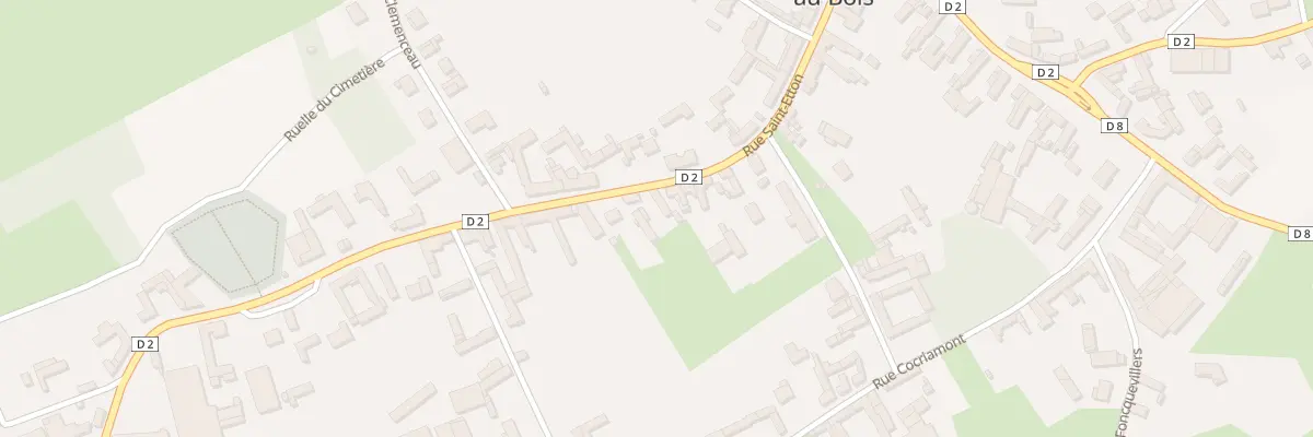 Plan du 21 Rue Saint Etton à Bienvillers-au-Bois