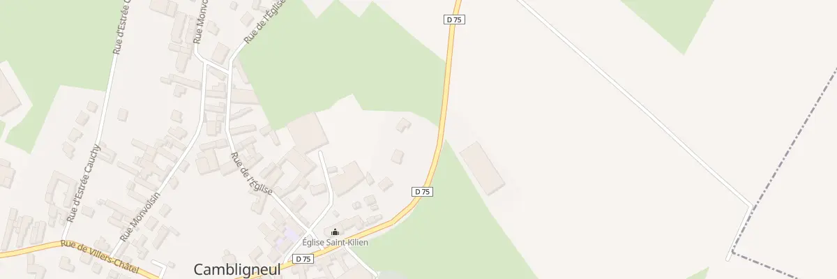 Plan du 340 Rue Principale à Cambligneul