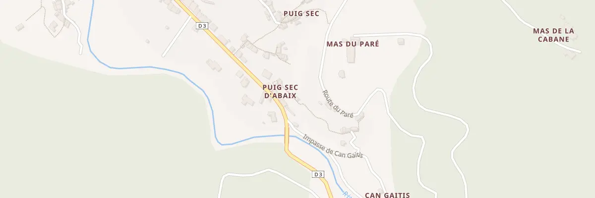 Plan du 3 Chem de Las Pastores à Saint-Laurent-de-Cerdans