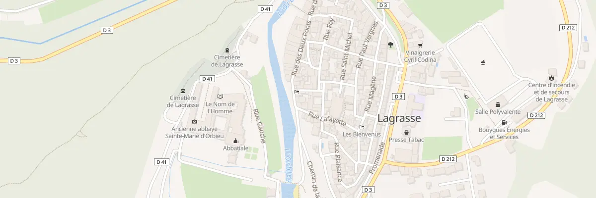 Plan du 6 Rue de la Porte d’Eau à Lagrasse