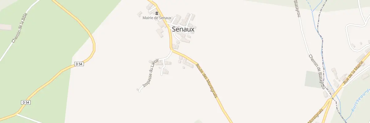 Plan du 5024 Senaux à Senaux