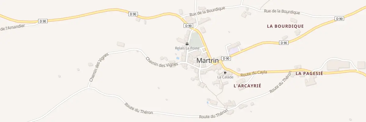 Plan du 5159 Che des Vignes à Martrin