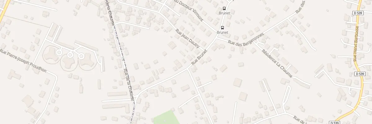 Plan du 60 Rue Brunet à Désertines
