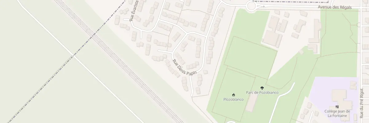 Plan du 256 Rue Denis Papin au Mée-sur-Seine