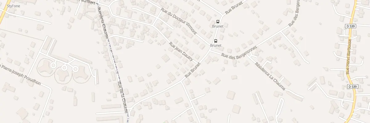 Plan du 22 Rue Jean Dautry à Désertines