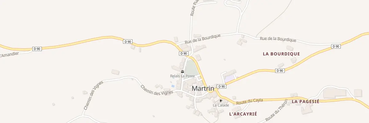 Plan du 5007 Rue de la Caminada à Martrin