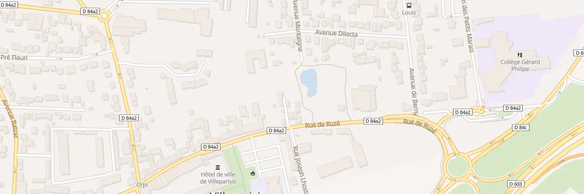 Plan du 49B Rue de Ruzé à Villeparisis
