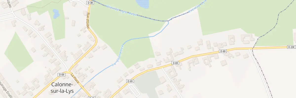 Plan du 231 Rue de Merville à Calonne-sur-la-Lys