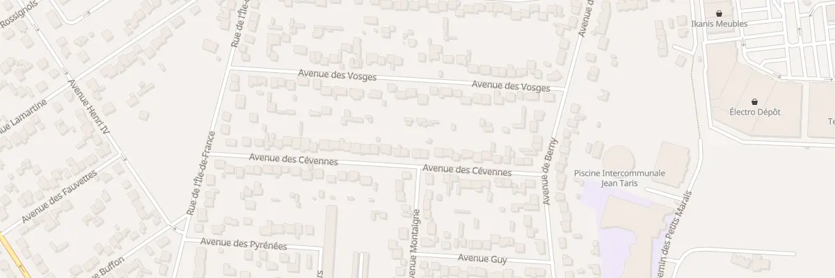 Plan du 35 Av des Cévennes à Villeparisis