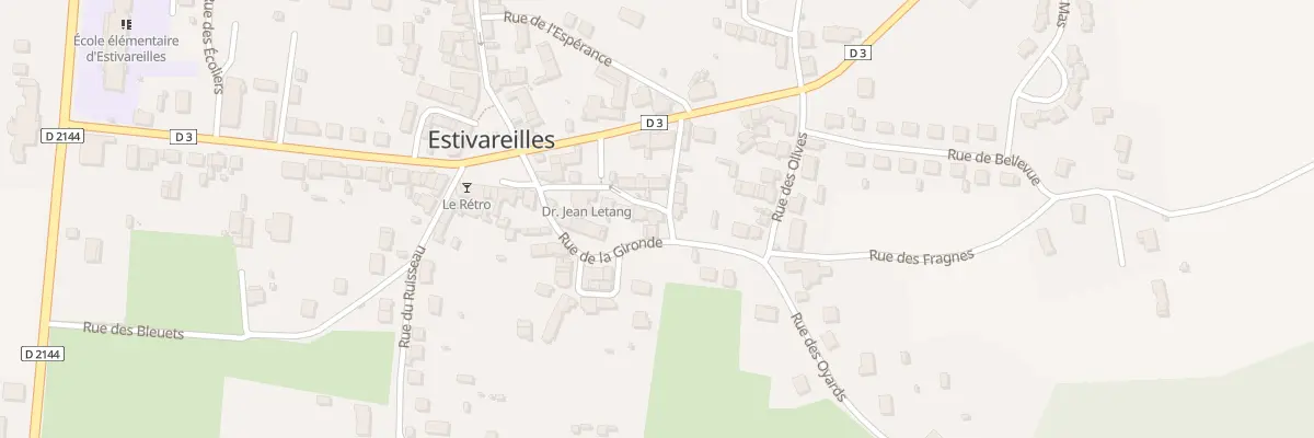 Plan du 6 Rue des Chabannes à Estivareilles