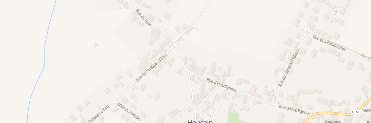Plan du 48 Rue d’Hesdigneul à Houchin