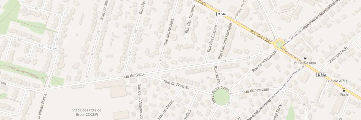 Plan du 29 Rue de Brou à Chelles