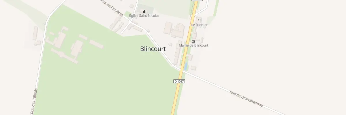 Plan du 1 Rue des Flandres à Blincourt