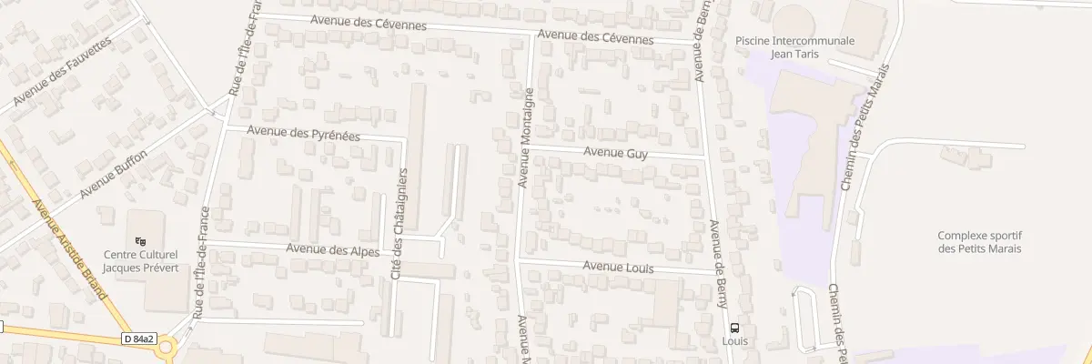 Plan du 26 Av Montaigne à Villeparisis