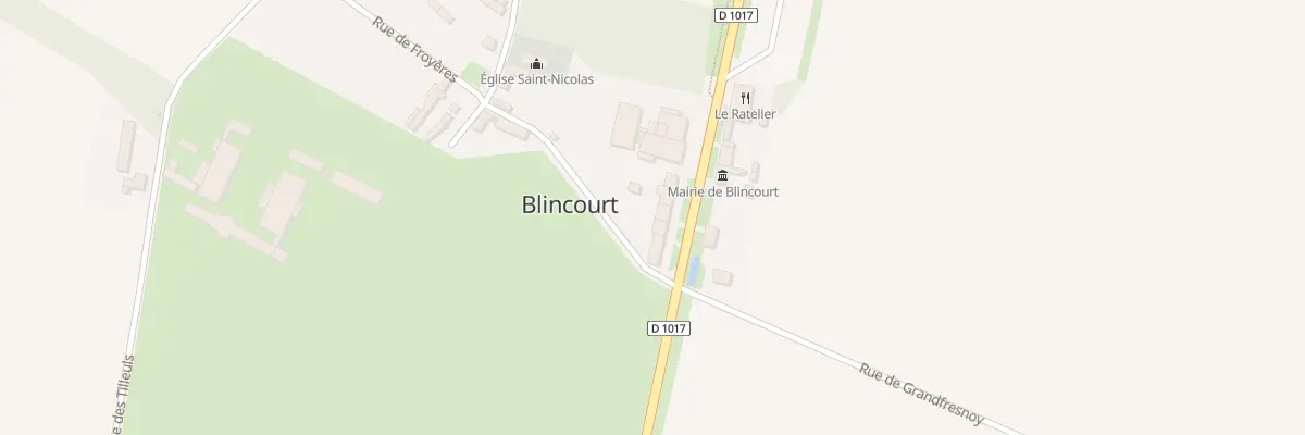 Plan du 3 Rue des Flandres à Blincourt