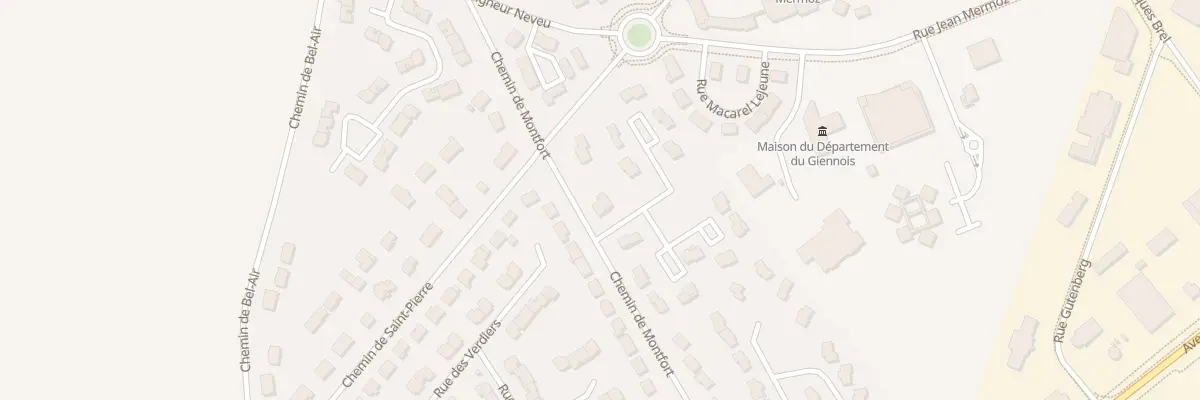 Plan du 1 Rue Charles Gounod à Gien