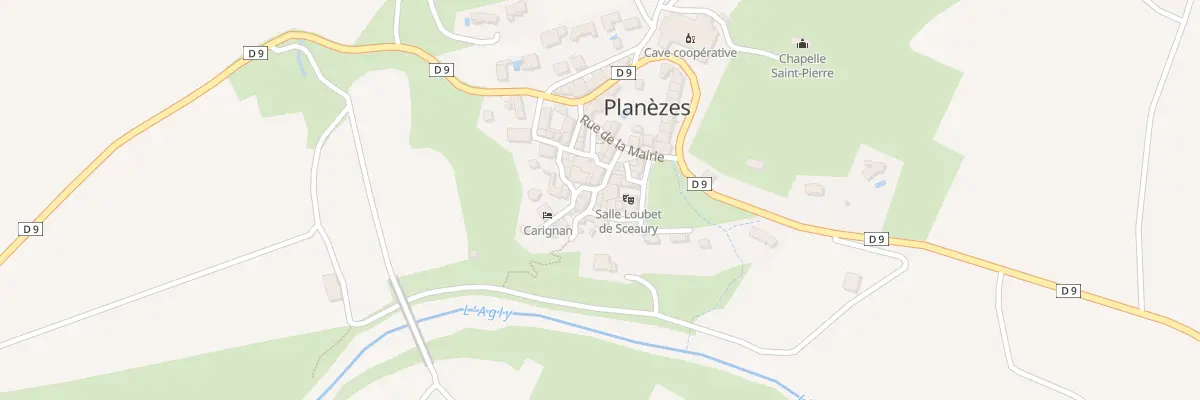 Plan du 49 Planèzes à Planèzes