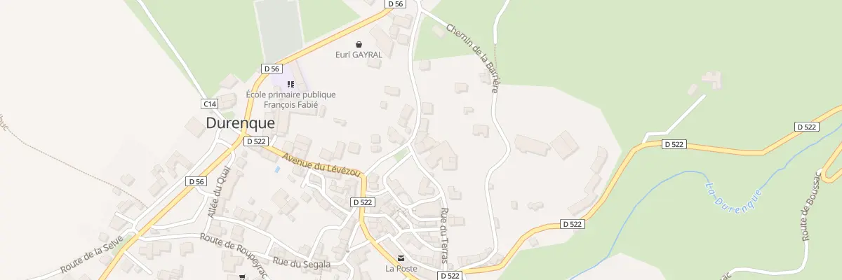Plan du 5399 Durenque à Durenque