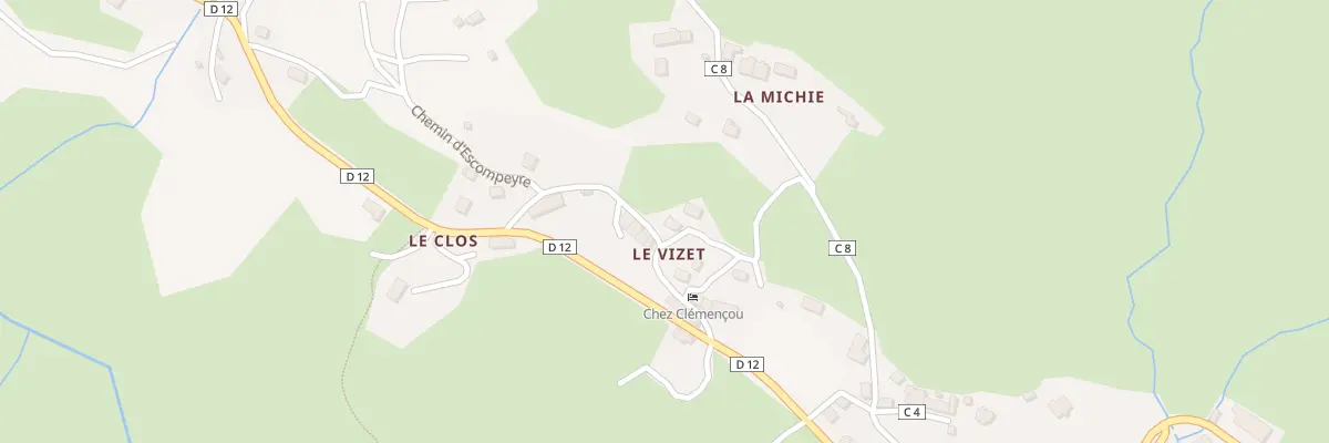 Plan du 5036 Le Vizet au Falgoux