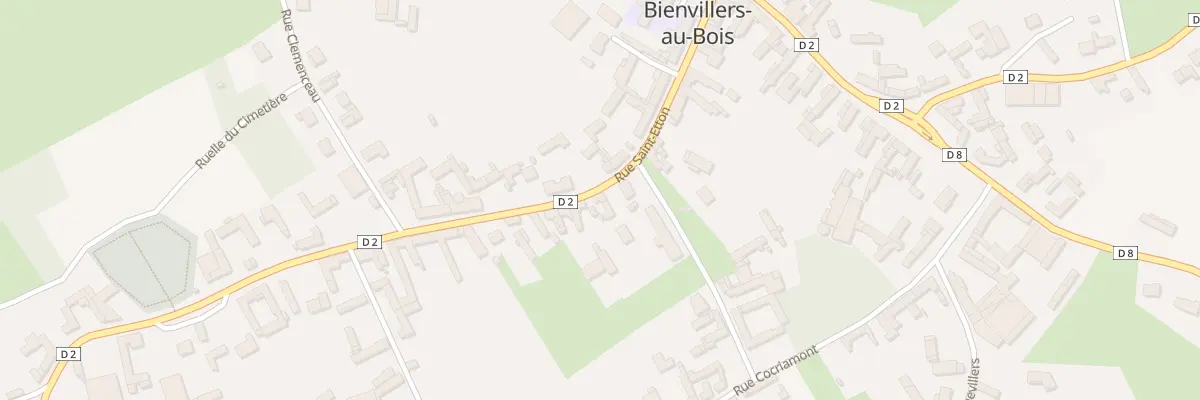 Plan du 11 Rue Saint Etton à Bienvillers-au-Bois