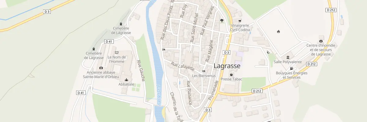 Plan du 4 Rue Droite à Lagrasse