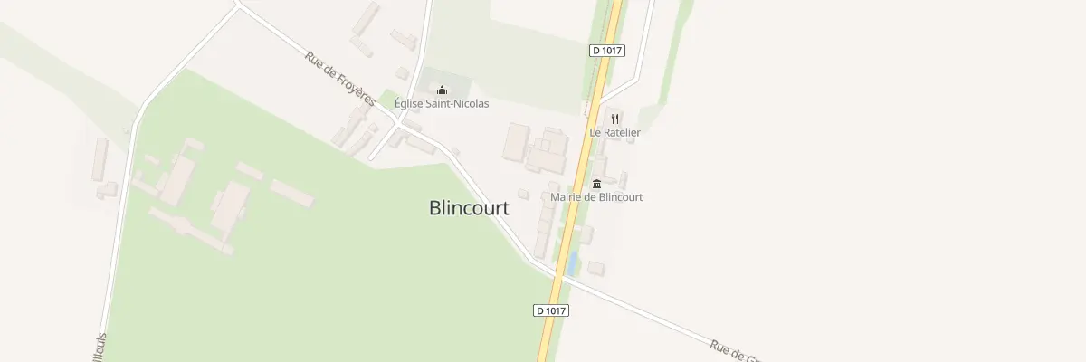 Plan du 7 Rue des Flandres à Blincourt