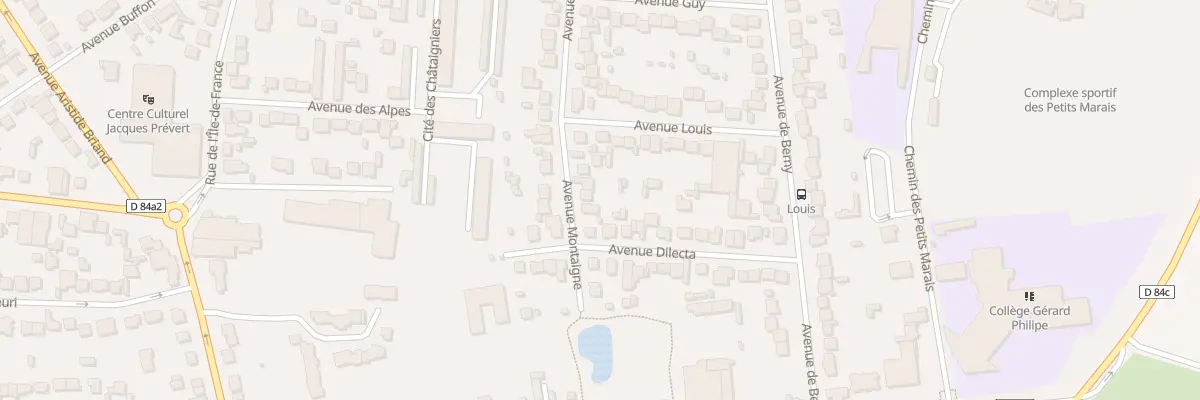 Plan du 6 Av Montaigne à Villeparisis