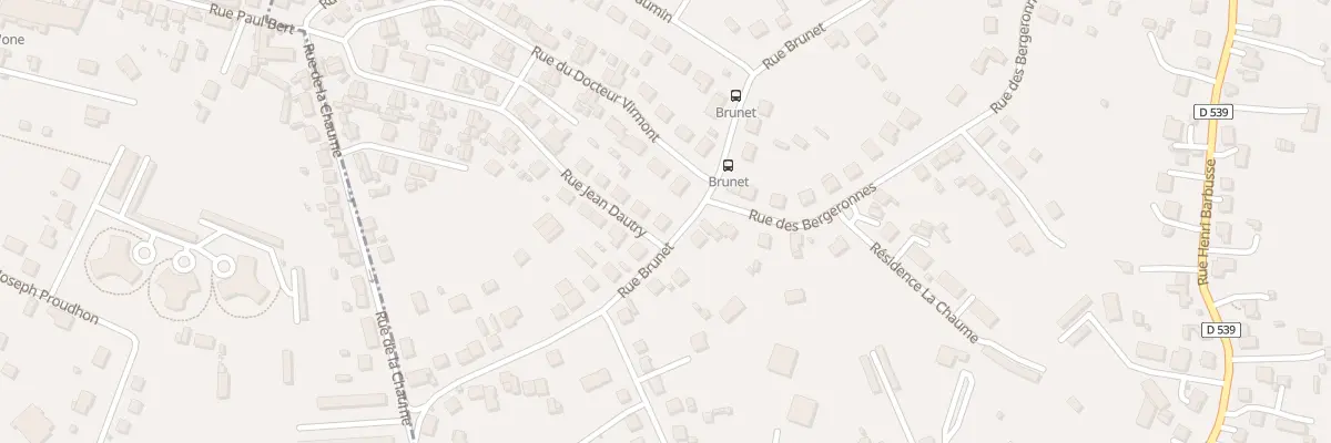 Plan du 54 Rue Brunet à Désertines