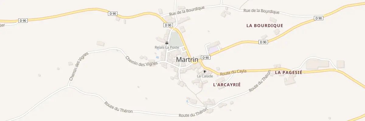 Plan du 5023 Pl Penaveyre du Sales à Martrin