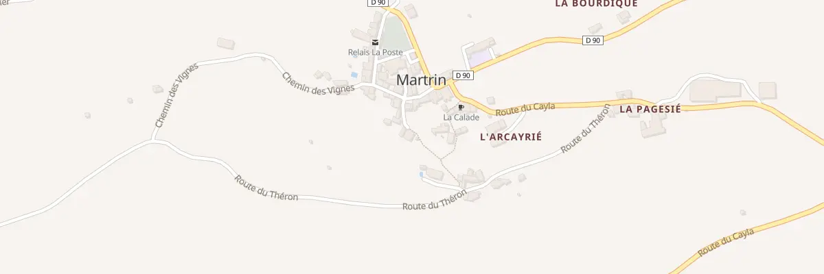 Plan du 5026A Rue Calade Lavalette à Martrin