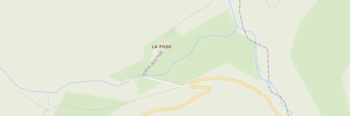 Plan du 5018 La Pode à Cassagnoles