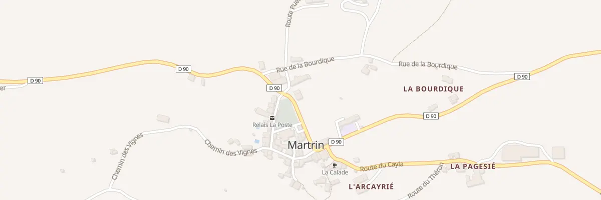 Plan du 5003 Martrin à Martrin