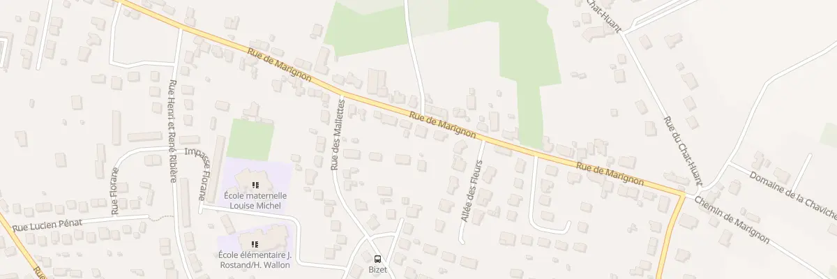 Plan du 74 Rue de Marignon à Montluçon