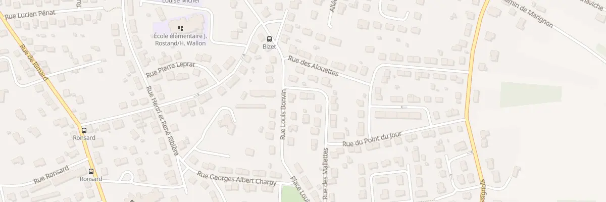 Plan du 34 Rue des Mallettes à Montluçon
