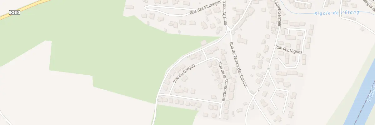 Plan du 6 Rue du Gregau à Puichéric