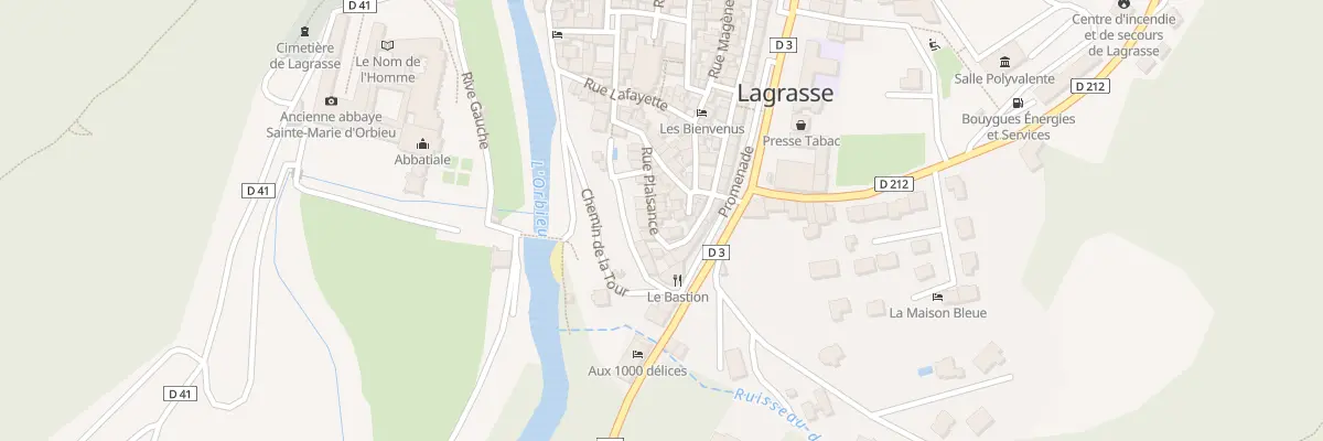 Plan du 3 Rue Plaisance à Lagrasse