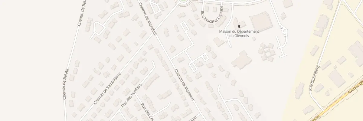 Plan du 2 Rue Charles Gounod à Gien