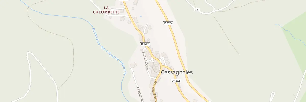 Plan du 5043 Le Village à Cassagnoles