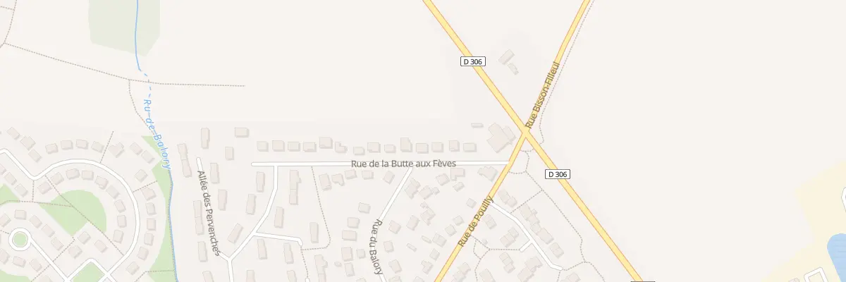 Plan du 8 Rue de la Butte aux Feves à Vert-Saint-Denis