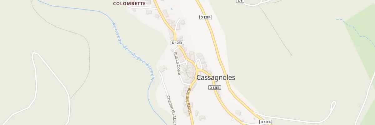 Plan du 5029 Le Village à Cassagnoles