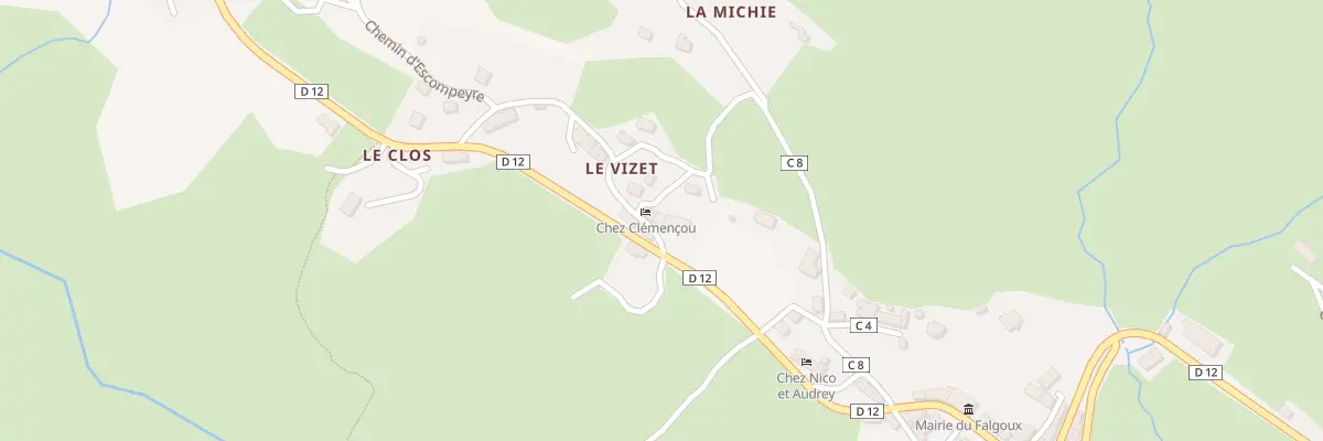 Plan du 5029 Le Vizet au Falgoux