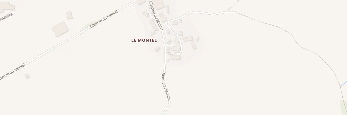 Plan du 5053A Le Montel à Avèze