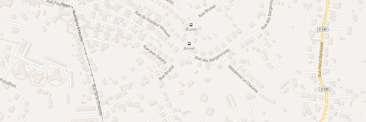 Plan du 61 Rue Brunet à Désertines
