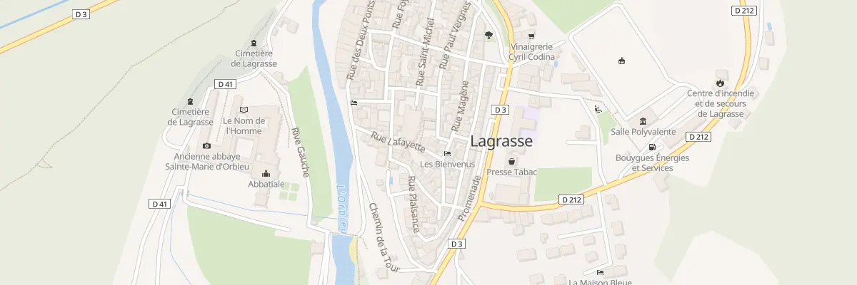 Plan du 8B Rue Lafayette à Lagrasse