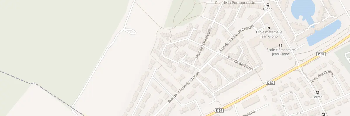 Plan du 68 Rue de Beaumont du Gatinais au Mée-sur-Seine