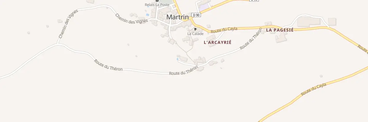 Plan du 5124 Martrin à Martrin