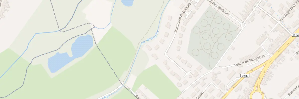 Plan du 260 Rue Conon de Béthune à Béthune