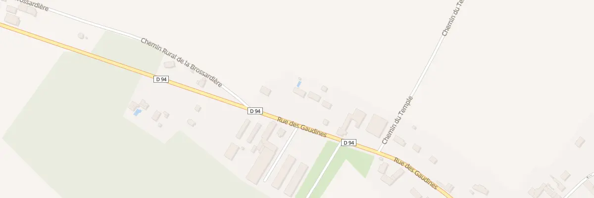 Plan du 28 Rue des Gaudines à Mignères