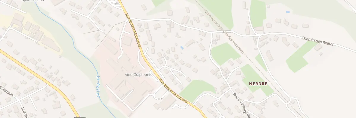 Plan du 25 Rue Ernest Montuses à Montluçon